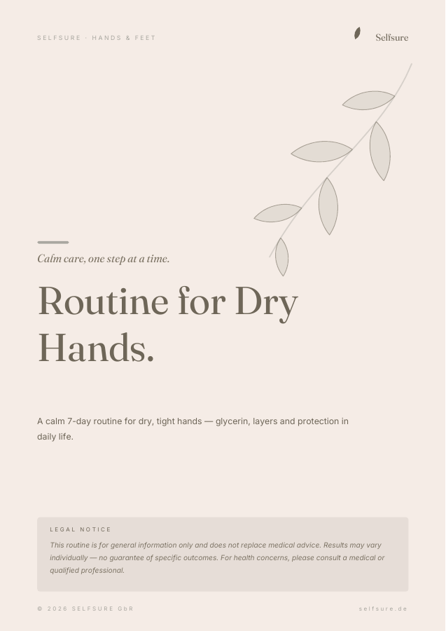 Cover of the English Dry Hands routine